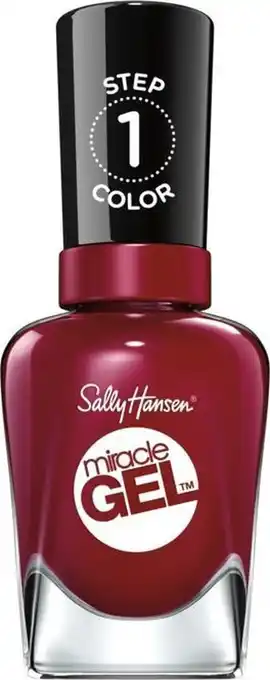 Bol.com Sally hansen miracle gel nagellak - 440 dig fig - rood aanbieding