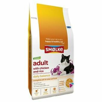 Zooplus 10kg Adult Kip & Rijst Daily Balance Smolke Kattenvoer aanbieding