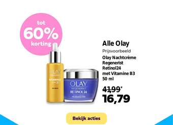 Plein.nl Alle Olay aanbieding