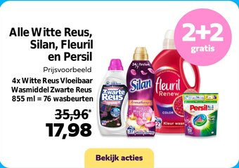 Plein.nl Alle Witte Reus, Silan, Fleuril en Persil aanbieding