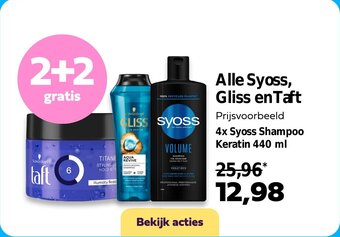 Plein.nl Alle Syoss, Gliss en Taft aanbieding