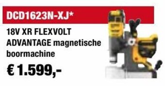 DCD1623N-XJ 18V XR FLEXVOLT ADVANTAGE magnetische boormachine