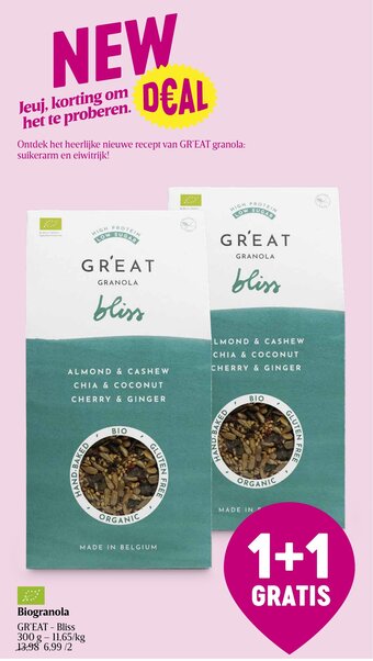 Biogranola GR'EAT Bliss 300 g
