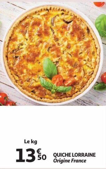 Auchan QUICHE LORRAINE aanbieding