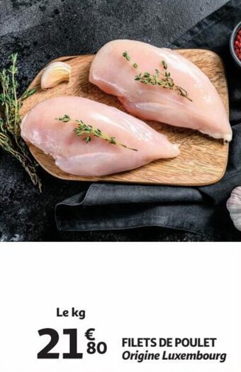 Auchan FILETS DE POULET aanbieding