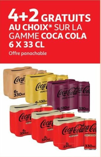 Auchan COCA COLA 6 X 33 CL aanbieding