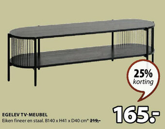 Jysk EGELEV TV-MEUBEL aanbieding