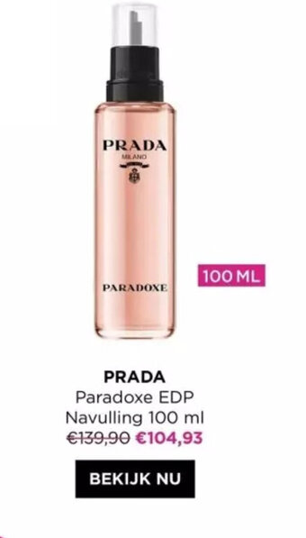 PRADA Paradoxe EDP Navulling 100 ml