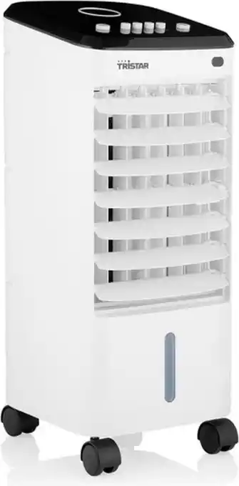 Bol.com Mobiele luchtkoeler tristar at-5445 - aircooler op wieltjes - geen slang naar buiten aanbieding