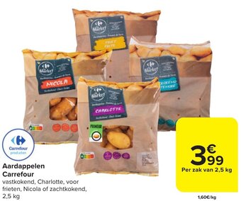 Carrefour Market Aardappelen Carrefour 2,5 kg aanbieding