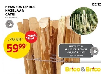 Hekwerk op rol hazelaar catri