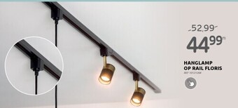 Hanglamp op rail floris