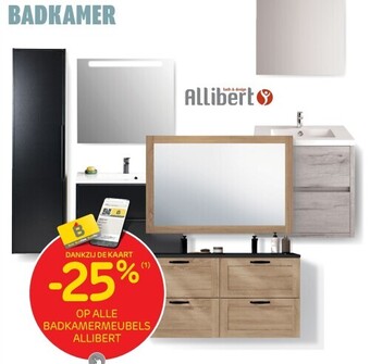 Brico Op alle badkamermeubels allibert aanbieding