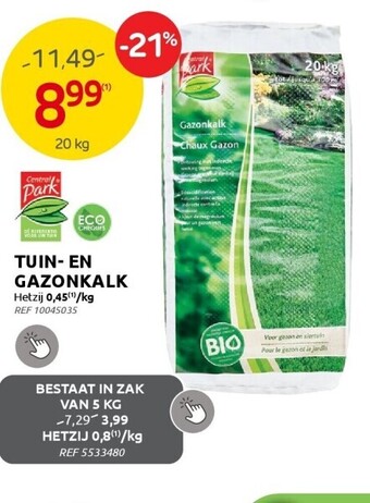 Brico Tuin- en gazonkalk aanbieding