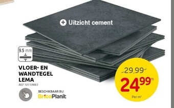 Brico Vloer- en wandtegel lema aanbieding