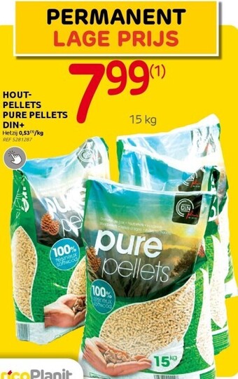 Brico Houtpellets pure pellets din+ aanbieding
