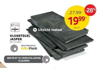 Brico Vloertegel jasper aanbieding