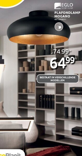 Brico Plafondlamp mogano aanbieding