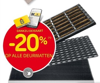 Brico Op alle deurmatten aanbieding