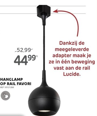 Brico Hanglamp op rail favori aanbieding