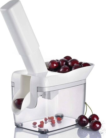 Bol.com Westmark kernfix kersenontpitter 20,5 x 11,8 x 30 cm - kunststof - rvs aanbieding