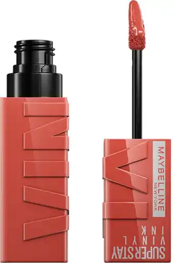Bol.com Maybelline new york - superstay vinyl ink lipstick - 125 keen - roze - langhoudende lippenstift - 4,2 ml aanbieding