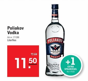 Sligro Poliakov Vodka aanbieding