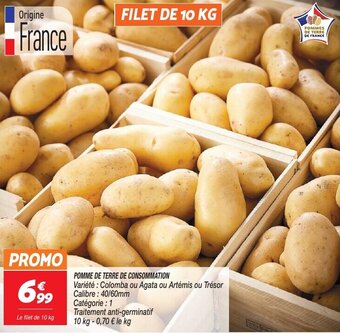 POMME DE TERRE DE CONSOMMATION