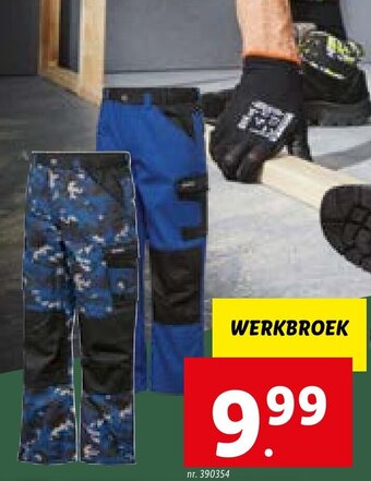 Lidl WERKBROEK aanbieding