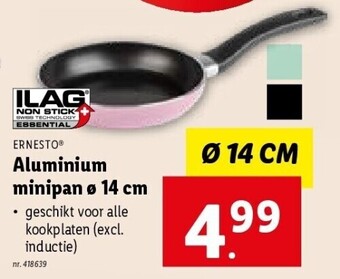 Lidl Aluminium minipan 14 cm aanbieding