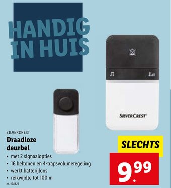 Lidl Draadloze deurbel aanbieding