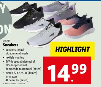 Lidl Sneakers aanbieding