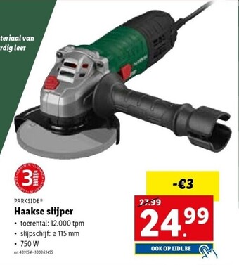 Lidl Haakse slijper aanbieding