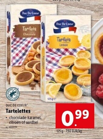 Lidl Tartelettes aanbieding