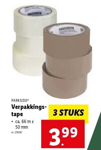 Lidl Verpakkingstape aanbieding