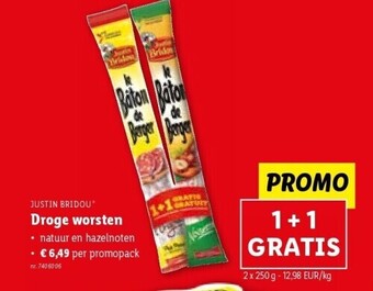 Lidl Droge worsten aanbieding