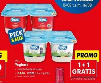 Lidl Yoghurt aanbieding