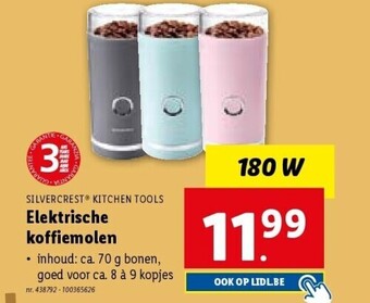 Lidl Elektrische koffiemolen aanbieding