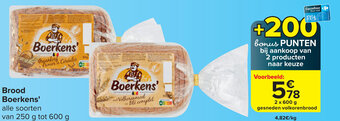 Carrefour Brood Boerkens' aanbieding