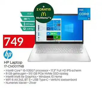 Selexion Hp Laptop 17-cn0017nb aanbieding