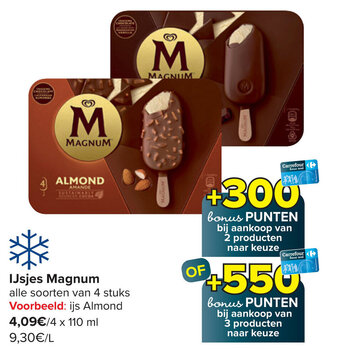 Carrefour IJsjes Magnum aanbieding