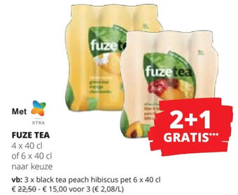 Spar Colruyt FUZE TEA aanbieding
