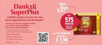 Delhaize Douwe Egberts aanbieding