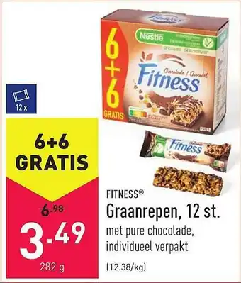 ALDI Fitness Graanrepen, 12 St. aanbieding