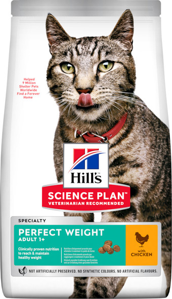 AVEVE Droogvoer voor katten perfect weight met kip 7 kg aanbieding