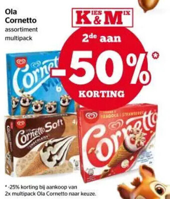 Spar Ola Cornetto aanbieding