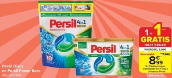 Carrefour Persil discs en persil power bars aanbieding