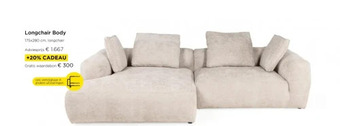Longchair body