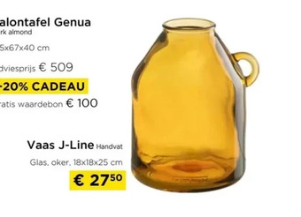 Molecule Vaas j-line handvat aanbieding