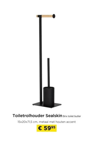 Toiletrolhouder sealskin